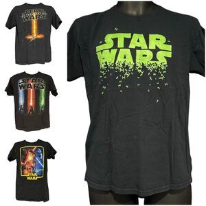 Star Wars T-Shirt Lot Bundle of 4 Kid’s XL Men’s Medium